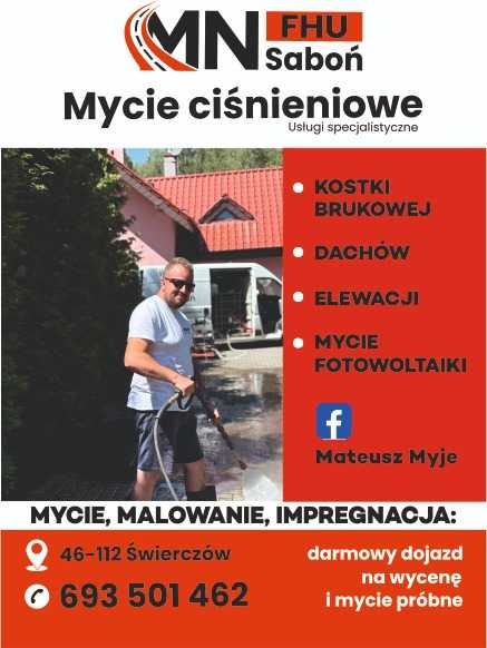Mycie i Malowanie kostki brukowej elewacji dachów fotowoltaiki
