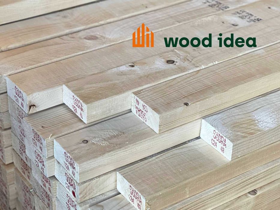 Drewno konstrukcyjne C24 | 4.5 x 9.5 x 540 cm | kantówka | krokwie