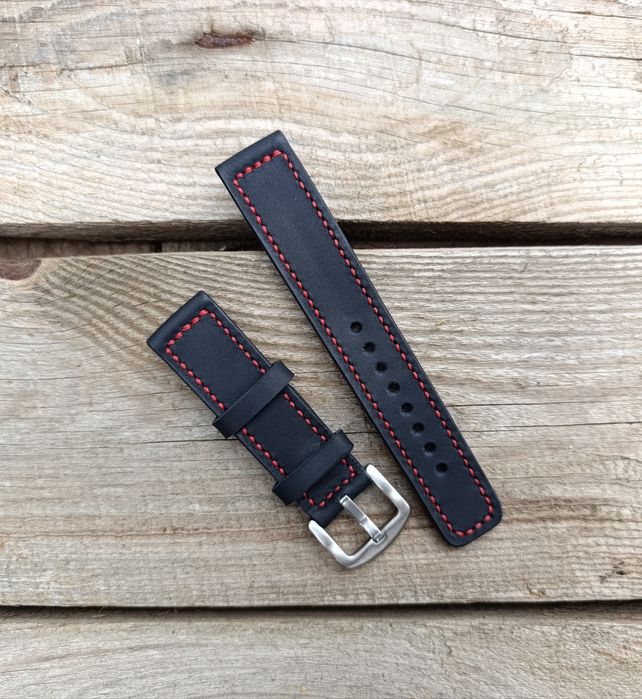 Кожаный ремешок для часов.Шкіряний ремінець для годинника