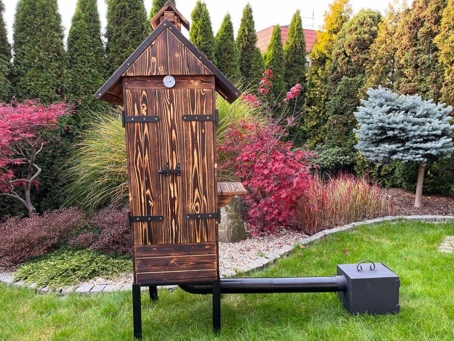 Wędzarnia ogrodowa drewniana DUŻY BIG BEN