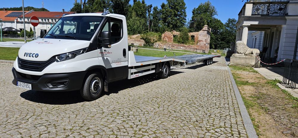 Iveco autolaweta +przyczepa = ZESTAW !!!