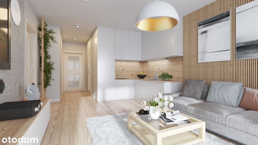 Apartament parter 56,26 m2 ogródek; taras; rekuperacja; rowerownia