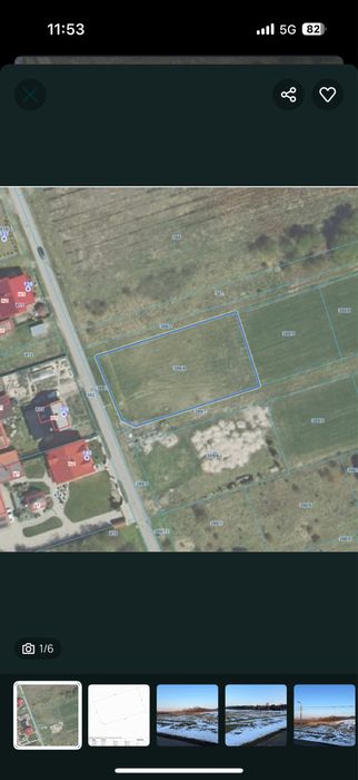 Dzialka budowlana Długi kąt