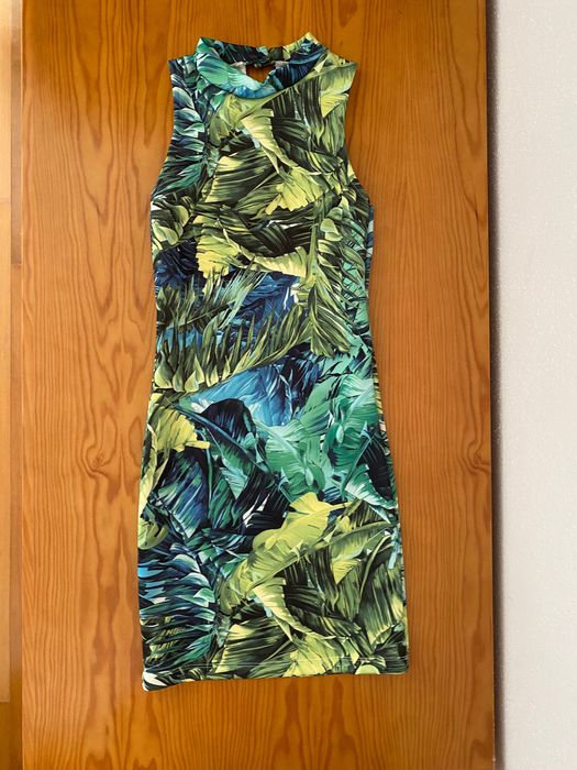 Vestido Bershka verde