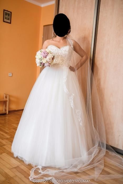 Suknia Ślubna madonna sposabella 1480 princessa rozmiar M/S