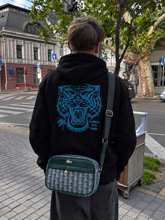 Большой Принт Толстовка МАНТО Ктоф » Черное Худи MANTO x Ktof » XS S M L XL