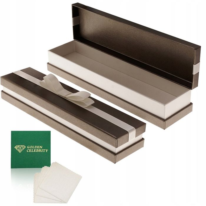 Gruba Męska Bransoletka Ankier Srebro 925/23cm/8,5mm Szeroka Prezent+g