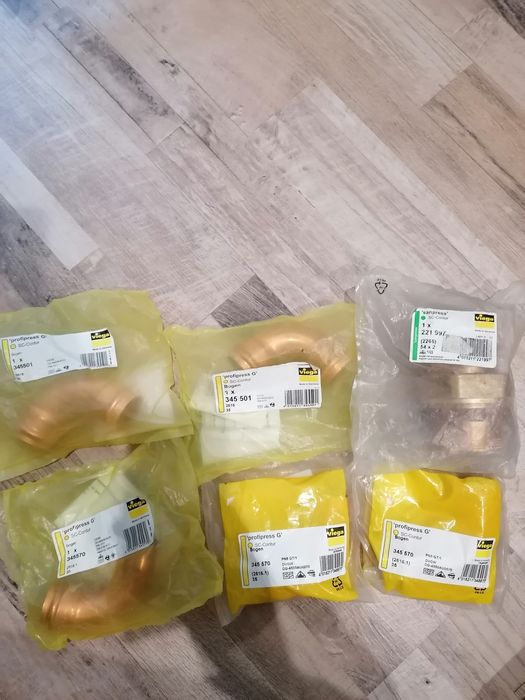 Złączki Viega Profipress G i Sanpress