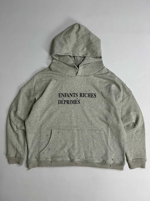 Худі Enfants Riches Deprimes сіре archive худи серая кофта distressed