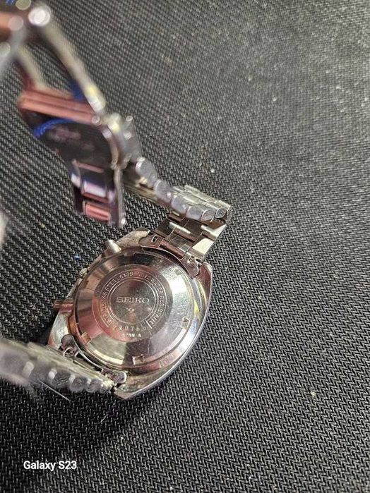 Seiko Relógio Cronógrafo "BRUCE LEE" Deep Blue dos anos 70