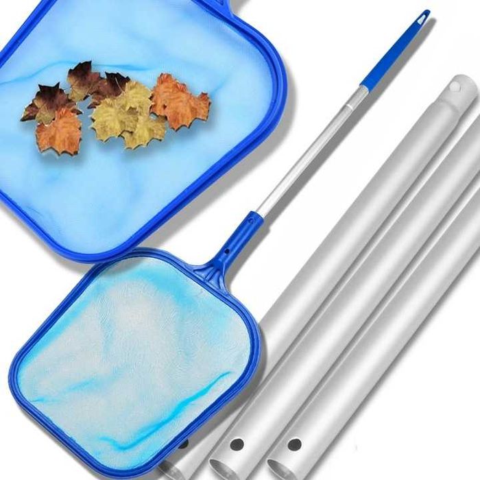 Podbierak zbierak siatka do czyszczenia basenu jacuzzi + kij