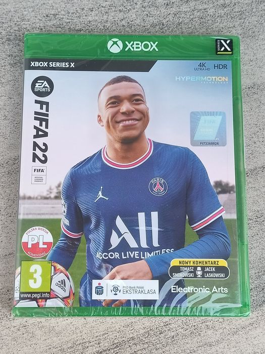 Gra  Fifa 22 na Xbox Series X nowa w folii  PL