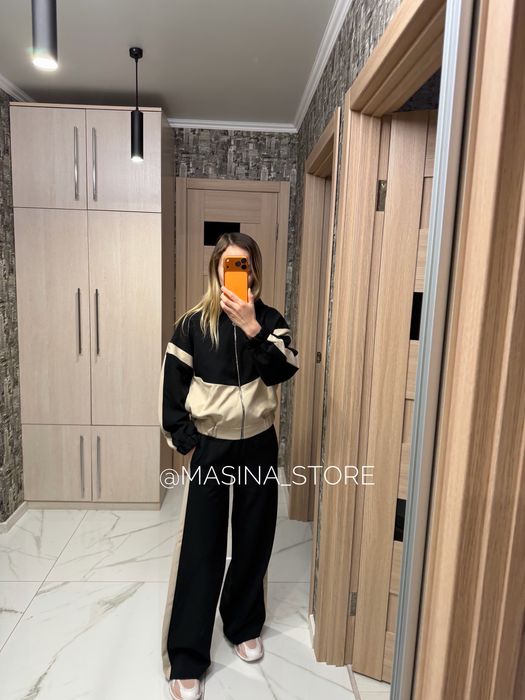 Новий костюм Zara XS худі штани прогулянковий спортивний чорний Зара