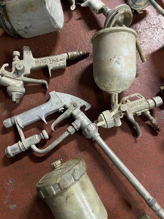 Lote 9 Pistolas de Pintura Profissionais