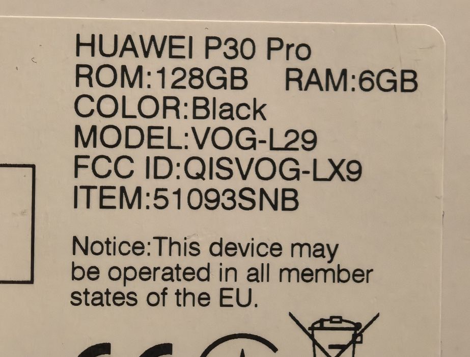 Huawei P30pro, 6/128 GB, usługi Google, 2xSIM
