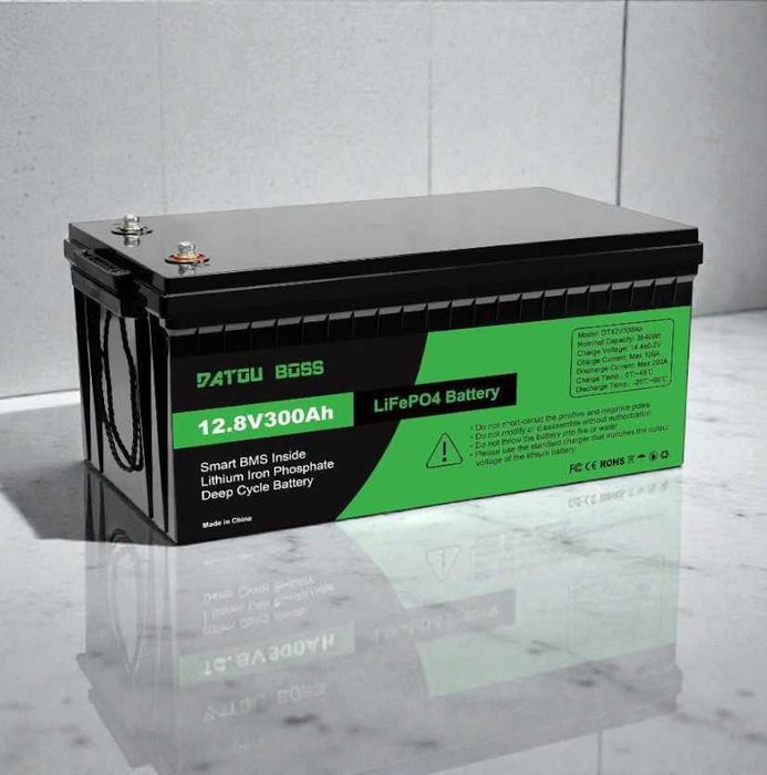 Аккумулятор LiFePO4 12В 300Ah DATOU BOSS BMS для інвертора ДБЖ сонця