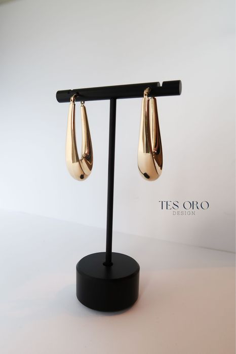 Złote Kolczyki Wiszące | Próba Złota 585