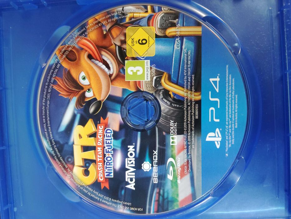 Crash Team Racing Nitro-Fueled PS4 CTR / Brak okładki