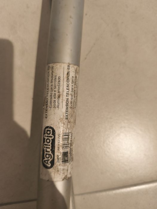 Vara extensível para agricultura