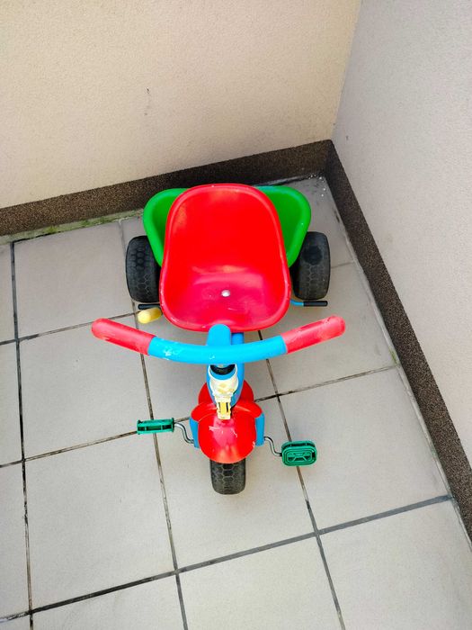 Rowerek trójkołowy. Na działkę, do ogrodu.