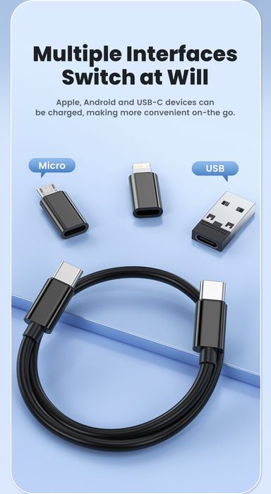 Комплект перехідників Type -c