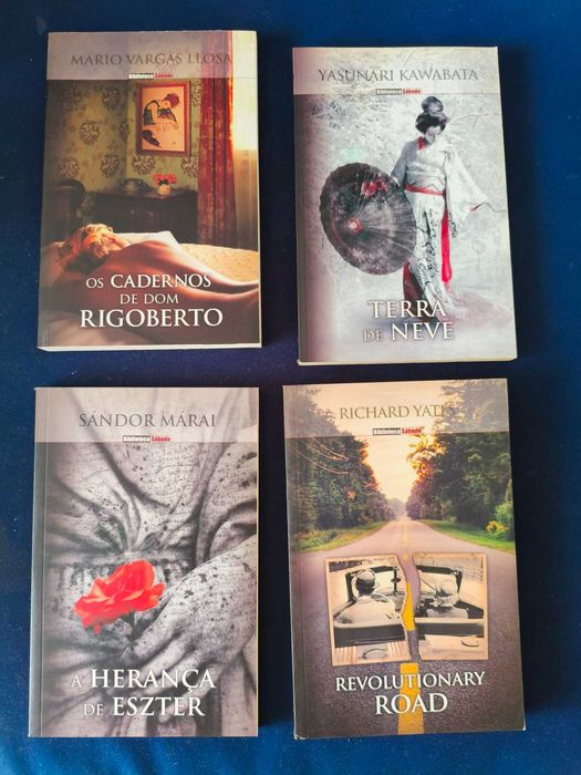Lote 4 Livros Grandes Romances e Dramas Psicológicos - Biblioteca Sábado (Márai, Yates)