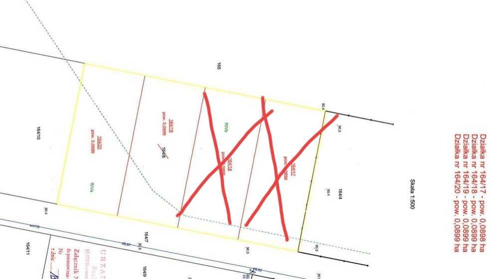Działka ok. 900 m2 z warunkami zabudowy