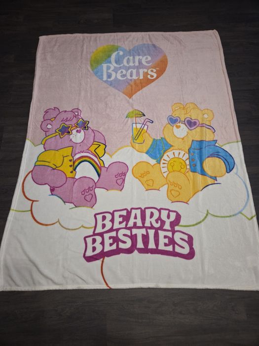 Koc Care Bears 130x160 cm troskliwe misie
