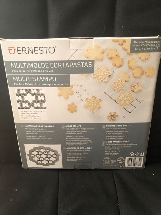 Molde múltiplo para cortar biscoitos (19 em simultâneo) NOVO