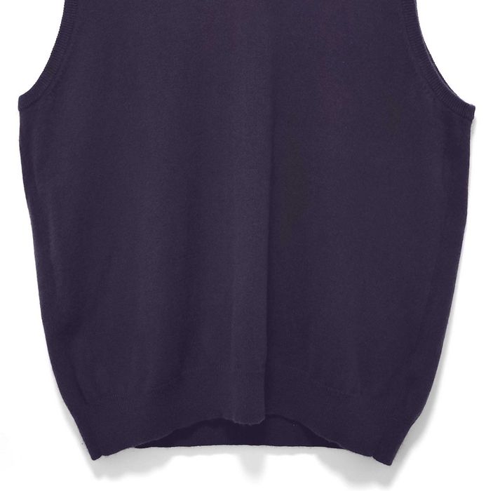 Męski Sweter Kamizelka Kaszmirowa Fiolet Marks & Spencer |R. XXL