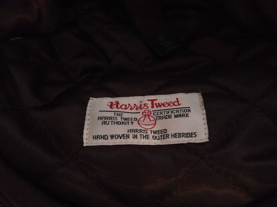 Kaszkiet, czapka męska wełniana Harris Tweed