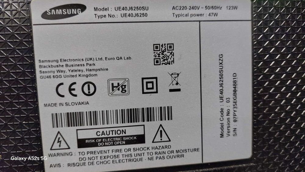 40" смарт, SAMSUNG (оригінал) гарантія 6 місяців!!!