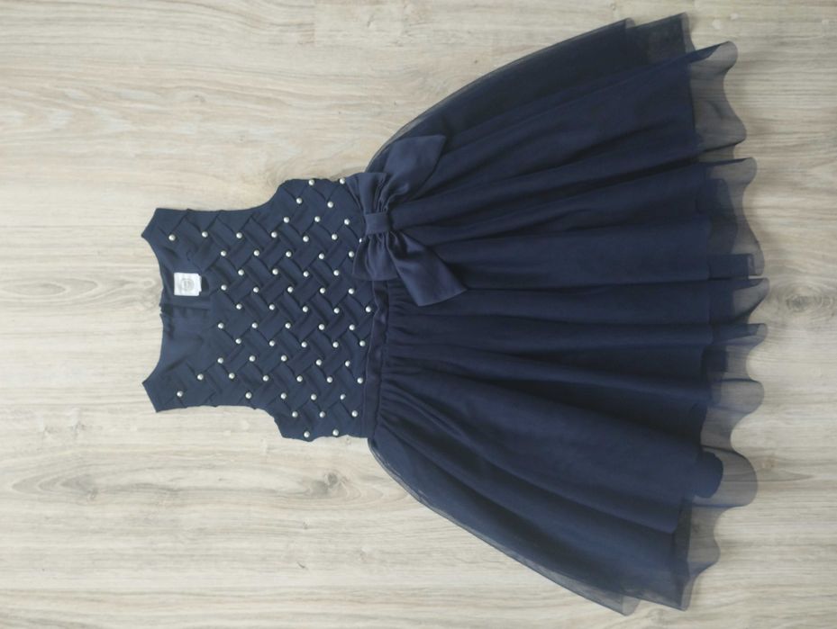 3 Sukienki smyk r.110 + bolerko coccodrillo