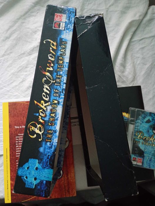Broken Sword the Shadow of the Templars PC Big Box Eng Niekompletny