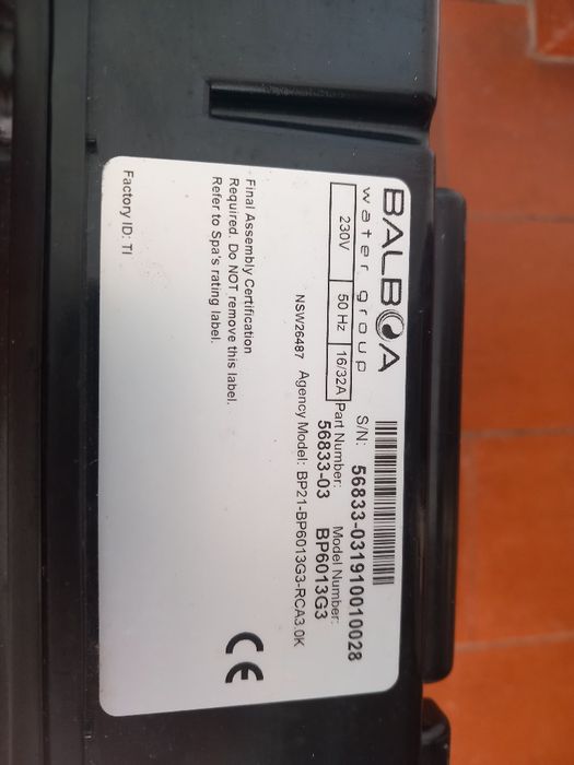 Balboa SPA control System