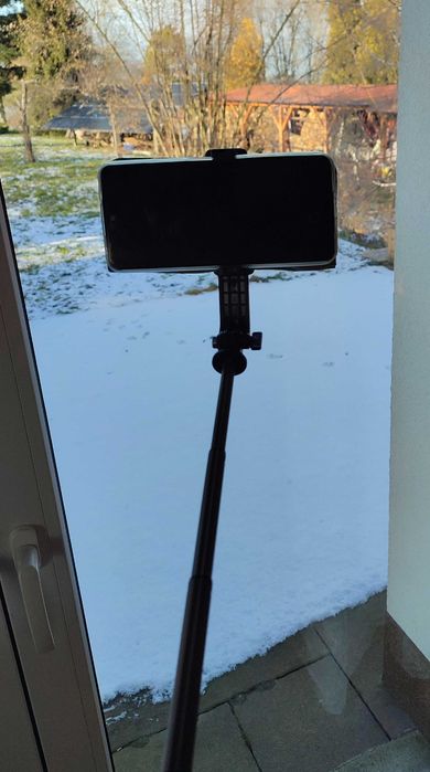 Kij selfie stick statyw Telesin z uchwytem na telefon