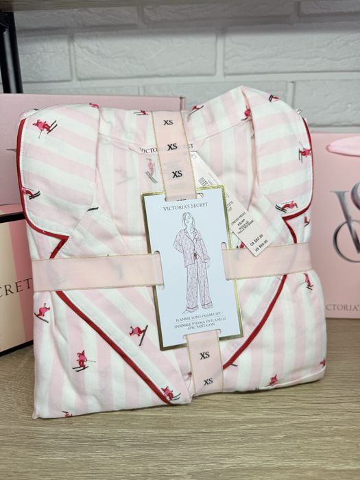 Піжами Вікторія сікрет, тканина фланель, нові моделі. Victorias secret