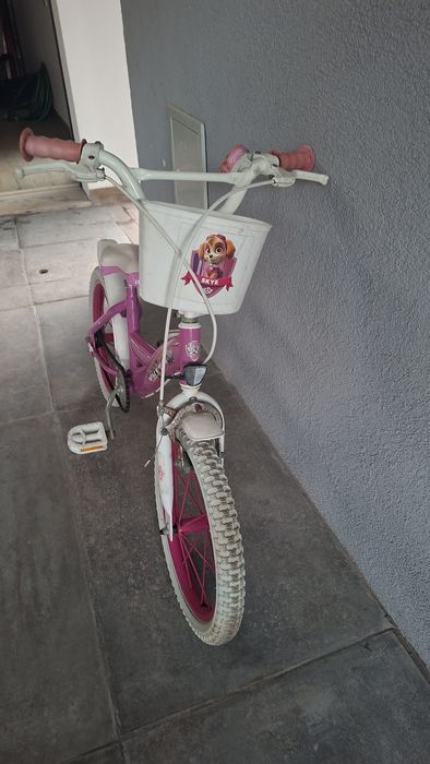 Bicicleta menina Patrulha Pata