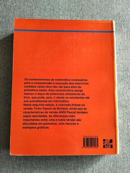 Livro "Programação em Pascal" de Byron S. Gottfried