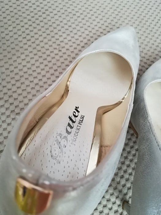Srebrne szpilki na komunię, ślub, wesele itp. R. 36. BATER PL