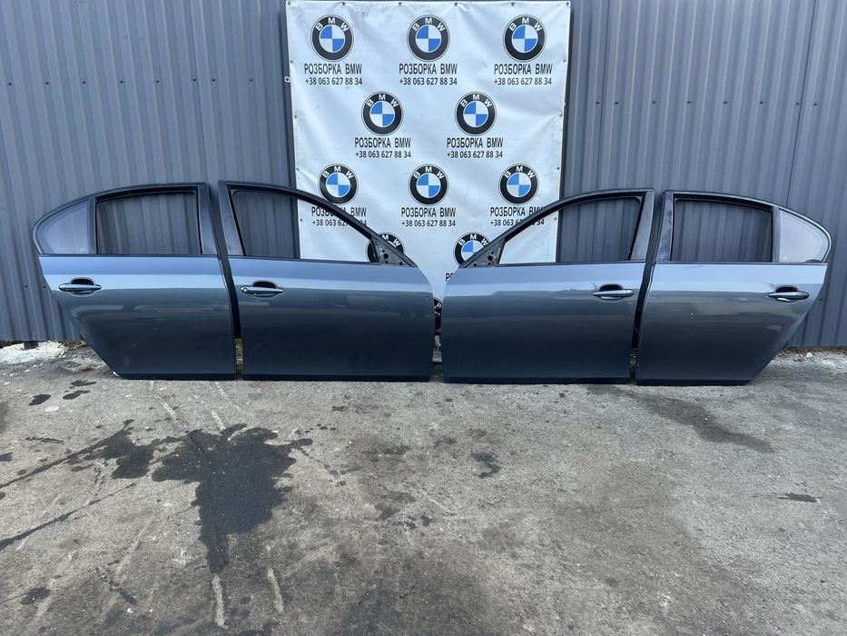 Двері bmw e60 e61 бмв 5 колір a68 /7 platingrau metallik