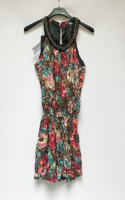 Kombinezon NOWY Kwiaty Boho Club L S M 36 38