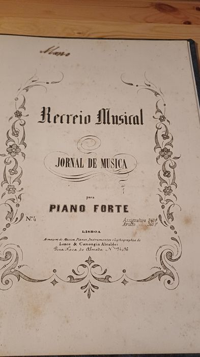 19th-Century Fortepiano and Piano Sheet Music
