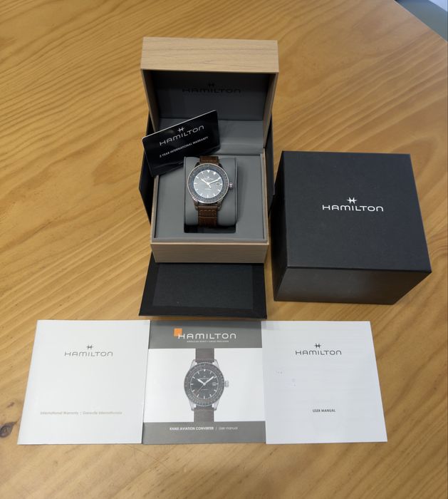 Hamilton Khaki Converter Aviation Automatico Novo
