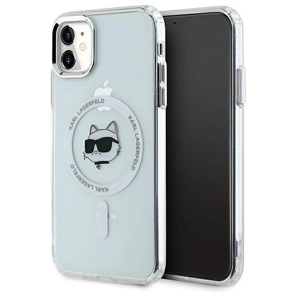 Etui Karl Lagerfeld IML Metal Choupette Head MagSafe na iPhone 11 - bi