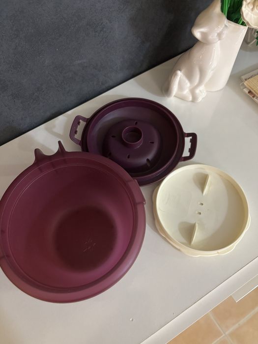 Tupperware para cozinhar arroz no microondas