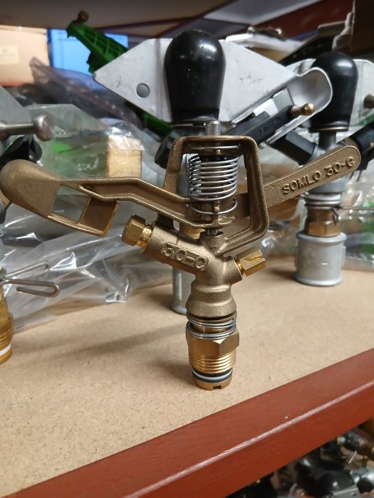 Zraszacz mosiężny SOMLO 30-C – pełny obrót, duży zasięg