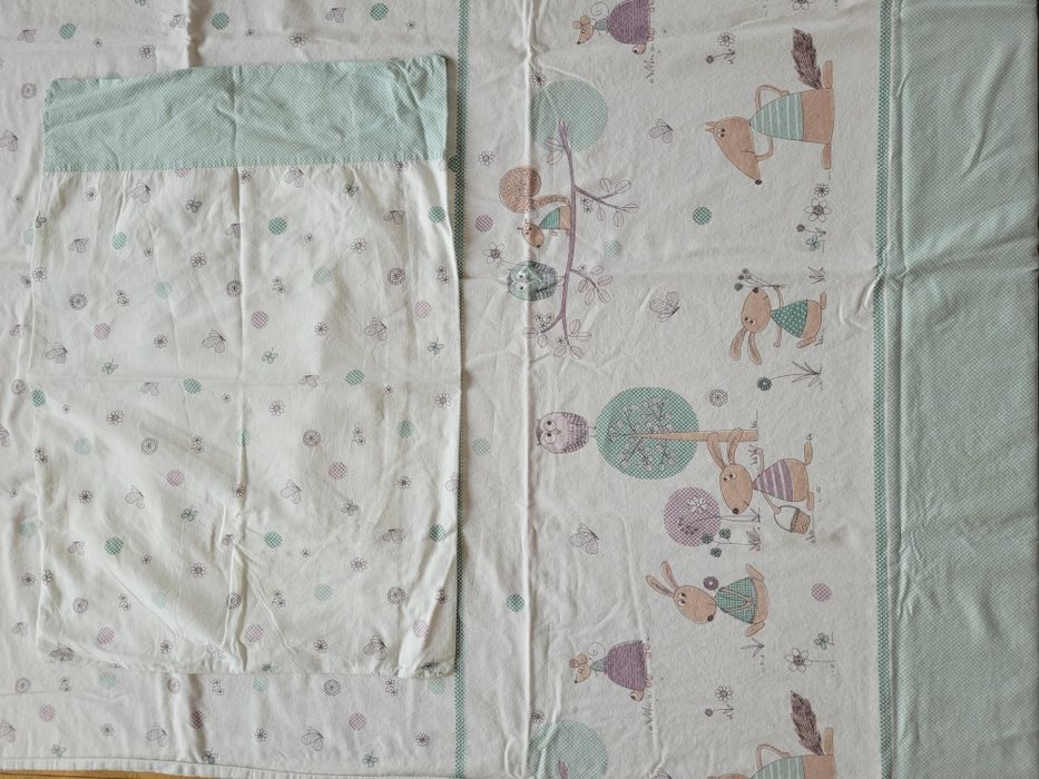Pościel dziecięca 40x60 90x125 zwierzęta leśne