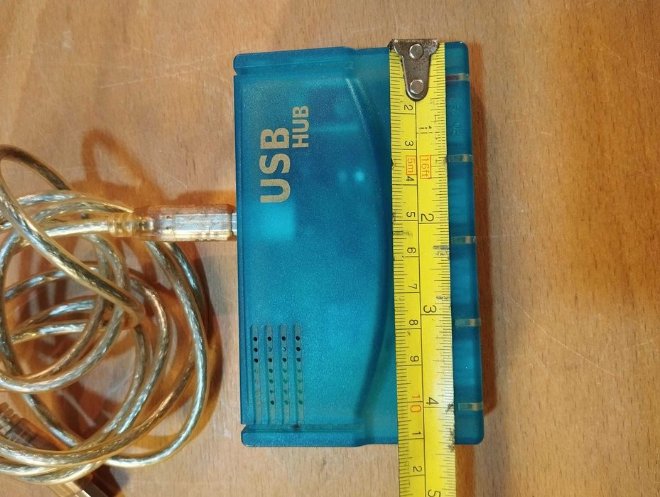 Hub USB 4 Portas Azul