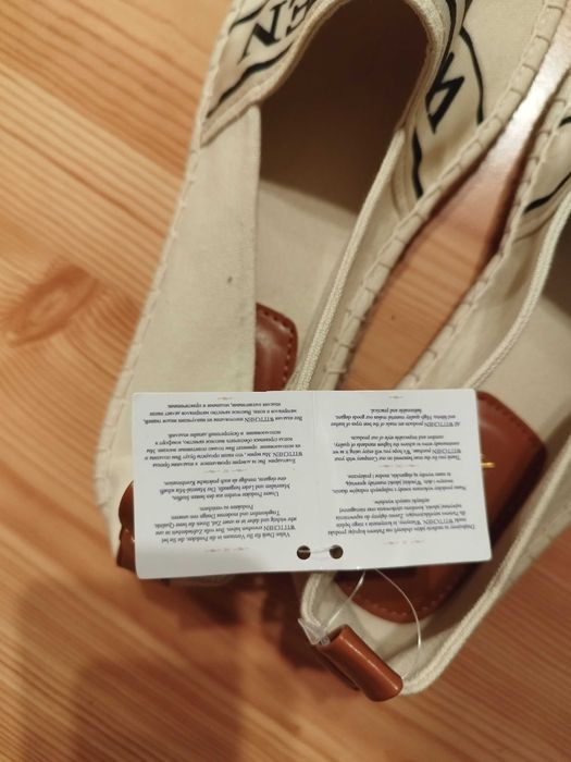 Espadryle Wittchen 40 beżowe